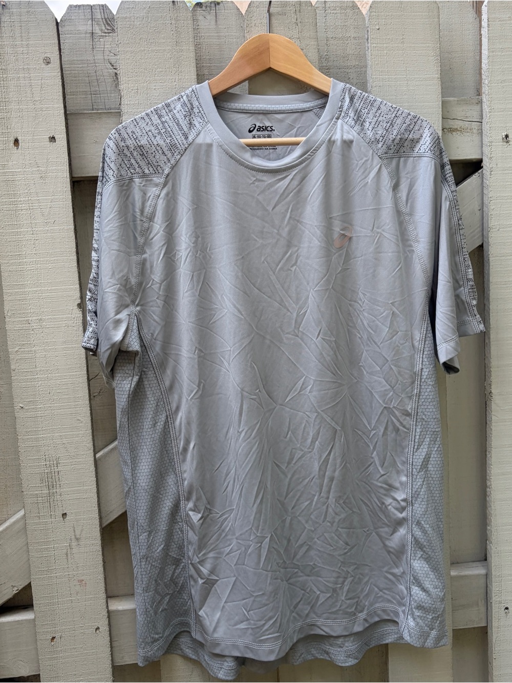 ASICS Men’s XL Performance Running Training Shirt Gray VGUC